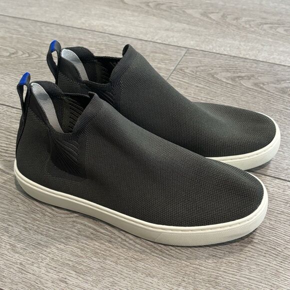 Rothys Chelsea Womens 8.5 Boots Olive Green Shoes Pull On Ankle Comfort Sneakers - Picture 1 of 5